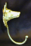 Australian Kelpie Head Hook, side view