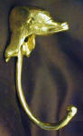 Dolphin Head Hook, side view