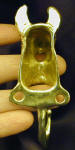 Llama Head Hook, back view