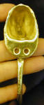 African Grey Parrot Head Hook, back view