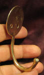 Plain Round J Hook, side view