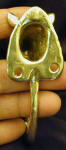 Rhino Head Hook, back view