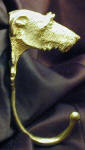 Scottish Deerhound J Hook, side view