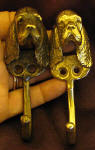 2 Sussex Spaniel J Hook, one with patina