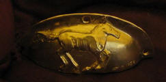 Foal Running Horizontal Drawer Pull, alternate view