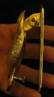 Large Bobwhite Door Knocker, side view