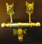 American Pit Bull Terrier Duet Door Knocker