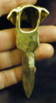 Great Dane (natural) Letter Opener, back view