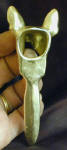 Miniature Pinscher Letter Opener, back view