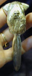 Soft Coated Wheaten Terrier Letter Opener, in hand