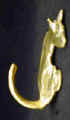 cat hook, side view