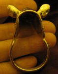 Wild Boar Napkin Ring, back view
