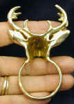 Deer Napkin Ring, back view