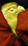 Falcon Napkin Ring, side view