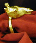 Giraffe Napkin Ring, side view