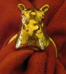 Hippo Napkin Ring