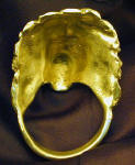 Lion Napkin Ring, back view