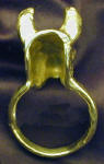 Llama Napkin Ring, back view