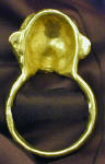 Monkey Napkin Ring, back view