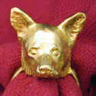 Corgi napkin ring