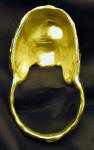 Bichon Frise (pet clip) Napkin Ring, back view