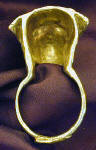 Bullmastiff 2009 Napkin Ring, back view