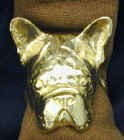 French Bulldog napkin ring