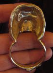 Havanese Napkin Ring, back view