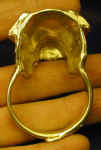 Norfolk Terrier Napkin Ring, back view