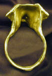 Toller Napkin Ring, back view