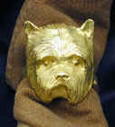 Westie napkin ring