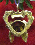 Australian Shepherd Ornament, back view