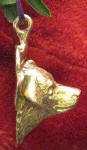 Australian Shepherd Ornament, side view