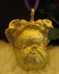 Brussels Griffon (cropped ears) Ornament