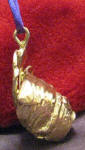 Bulldog Ornament, side view