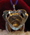 Coton de Tulear Ornament, back view