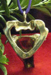 Greyhound Ornament, back view