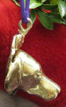 Vizsla Ornament, side view