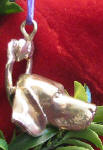 Weimaraner Ornament, side view