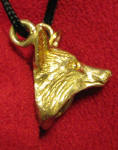 Fox Pendant, side view