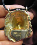 Lion Pendant, back view