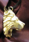 Lion Pendant, side view