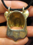 Lioness Pendant, back view