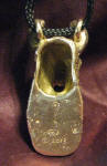 Llama Pendant, back view