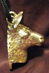 Llama Pendant, side view