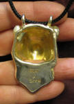 Tiger Pendant, back view