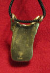 Bull Terrier Pendant, back view
