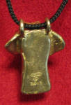 Great Dane, natural ears, Pendant, back view