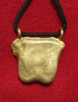 Pug Pendant, back view