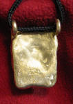 Westie Pendant, back view